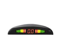 PDC Reverse Parking Senso Kit Sensore Di Parcheggio LED Per Auto 4 Sensori Indicatore Di Allarme Sonoro Radar Di Retromarcia Da 22 Mm rilevatore parcheggio(Black)