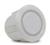 PDC Reverse Parking Senso Kit sonda radar di backup per veicolo Parktronic con foro aperto da 22 mm e 086 pollici di diametro nero rosso blu grigio Paraurti Sensore oggetto(White)