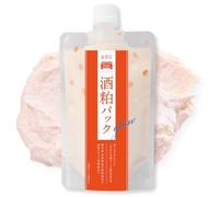 PDC Wafood Made Sakekasu Pack Glow - 170 g | Japanese Sake Lees Face Mask with Galactomyces & Soft Scrub | Brightening, idratante, Pore Care