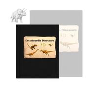 PDDBKTEI Enciclopedia Dei Dinosauri, Edizione Da Collezione Dell'Enciclopedia Dei Dinosauri Preistorici 3d, Design Minimalista, Mistero Basso Profilo