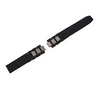 Pderlous Cinturino cinturino in silicone da 20mm per Chronoscaph Autoscaph 21 Band, nero