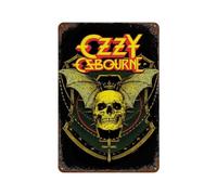 PDEWFCHX Poster musicale Ozzy Osbourne Decorazione da parete Art Metal Tin Poster Modern Bar Decorations30x20cm
