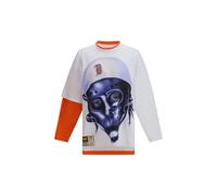 PDF Channel White Cotton Long Sleeve T-Shirt - S