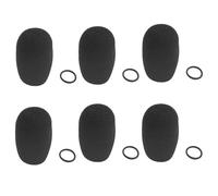 Pdflie Boom Mic Headset Parabrezza Schiuma Microfono Copertura Lungo Small Medium Large Windsocks Cuffia Parabrezza Shield (6Pack)