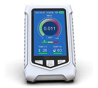 PDHYPRS Rilevatore di Anidride Carbonica CO2, PM2.5 Monitor in Tempo Reale 24 Ore su 24, Conservazione della Cronologia, Batteria Integrata da 2000 mAh, Display LCD da 3,5 Pollici