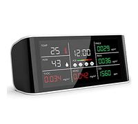 PDHYPRS Rilevatore di Anidride Carbonica, Misuratore di CO2, Tester di Temperatura E umidità, Analizzatore della qualità dell'Aria Professionale Multifunzionale PM2.5 con Display LCD for Interni