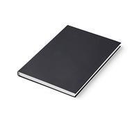 PdiPigna - NERO ORIENTE Collection - Taccuino bianco, non rigato A5, copertina semi-rigida