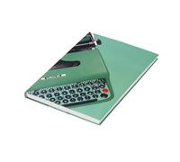 PdiPigna - OLIVETTI Collection - Taccuino a righe A5, copertina semi-rigida, Verde