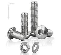 PDKKFF - 60 viti con testa bombata M3 x 20 mm con incassatura esagonale interna