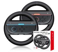 pdobq Switch Volante per Nintendo Switch2 (2025), volante da corsa per NS2 Mario Kart World/8 Deluxe, volante Mario Kart Race Game Grip, interruttore 2 accessori Joy-con regalo, 2 confezioni