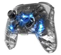 PDP Afterglow Gamepad Nintendo Switch Nero, Trasparente [500-137-EU]