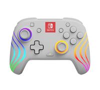 PDP Afterglow Wave Bianco USB Controller di gioco Analogico/Digitale Nintendo Switch, Nintendo Switch Lite, Nintendo Switch OLED - Nouvo