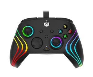 PDP Afterglow Wave Black USB Gamepad PC, Xbox One, Xbox Series S, Xbox Series X - Nouvo
