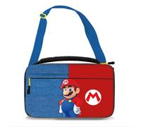PDP Commuter: Power Pose Mario Custodia rigida Nintendo Blu, Rosso