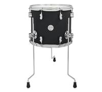Pacific Drums Concept: timpano in acero, 14" x 12", strato di finitura Satin Black