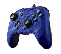 PDP Controller Faceoff Deluxe+ Audio con Cavo Switch, Blu (Camuflage)