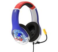 PDP Cuffie con cavo AIRLITE Realmz Sonic Nintendo Switch, Cablata, Blu e bianco