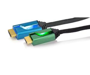 PDP - Dual Cable HDMI 6' Afterglow, Color Azul/Verde - [Edizione: Spagna]