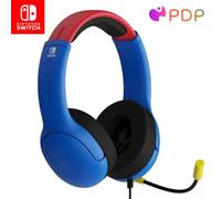 PDP LVL40 Auricolare Cablato A Padiglione Giocare Blu, Rosso