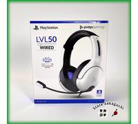 PDP Gaming LVL50 Cuffie cablate PS5 PS4 Prodotto ufficiale con licenza Sony