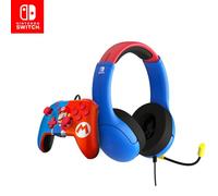 Pdp Mario Dash Blu, Rosso Usb Gamepad Analogico /digitale Nintendo Switch, Nintendo Switch Lite, Nintendo Switch Oled
