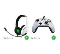 PDP Headset LVL40 Stereo Xbox - series XIS White + PDP Controller Wired for Xbox