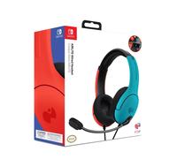 PDP LVL40 Cuffie cablate per Nintendo Switch - Blu/Rosso - Microfono con...