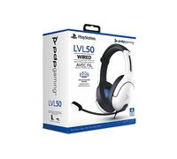 PDP LVL50 CUFFIE GAMING, Bianco