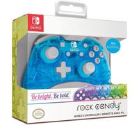 PDP MINI CONTROLLER UFFICIALE NINTENDO SWITCH WIRED JOYSTICK CAVO ROCK CANDY BLU