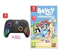 PDP Nintendo Switch Afterglow Wave- Wireless- Black + Bluey: Il Videogioco - Switch