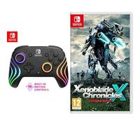PDP Nintendo Switch Afterglow Wave- Wireless- Black + Xenoblade Chronicles X: Definitive Edition - Videogioco Nintendo - Ed. Italiana - Versione su scheda