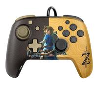 PDP NINTENDO SWITCH CONTROLLER FACEOFF DELUXE + AUDIO JOYSTICK CABLATO PAD ZELDA