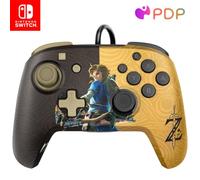 PDP Faceoff Deluxe+ Audio Manco con cavo Zelda per Nintendo Switch