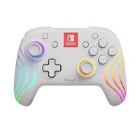 Controller wireless PD Afterglow Wave bianco per Nintendo Switch/OLED