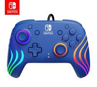 Controller cablato PDP Afterglow Wave Blue per Nintendo Switch/OLED