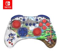 PDP REALMz Controller wireless Nintendo Switch Pro, LED personalizzabile, batteria ricaricabile 40 ore, licenza ufficiale Nintendo e SEGA: Sonic Superstars (Sonic Green Hill Zone)