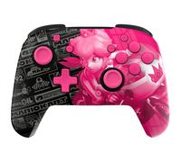 PDP Rematch Glow Nero, Rosa Controller analogico/digitale Nintendo Switch, Nintendo Switch OLED - Nouvo