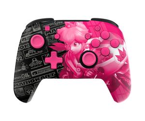 PDP Rematch Glow Nero, Rosa Controller analogico/digitale Nintendo Switch, Nintendo Switch OLED - Nouvo