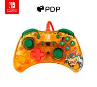 PDP Rock Candy: Lemon Bomb Bowser Verde, Translucent, Giallo USB Gamepad Analogico/Digitale Nintendo Switch, Nintendo Switch Li