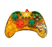 PDP Rock Candy: Lemon Bomb Bowser Verde, Translucent, Giallo USB Gamepad Analogico/Digitale Nintendo Switch, Nintendo Switch Li