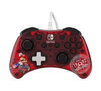 Pdp Rock Candy: Mario Punch Rosso, Traslucido Usb Gamepad Analogico /digitale Nintendo Switch, Nintendo Switch Lite, Nintendo Switch Oled
