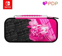 Custodia da viaggio PDP Glow Grand Prix Peach per Nintendo Switch