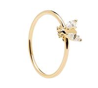 PDPAOLA - Anello Buzz - Argento Sterling 925 Placcato in Oro 18 carati - Gioielli per Donna