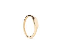 Pdpaola Anello Minimalista Placcato Oro Hexagon Mini An01-C47 50 mm - Anello