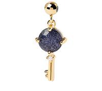 PDPaola CH01-025-U - Ciondolo a forma di chiave placcata oro