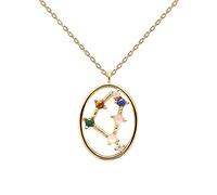 PDPAOLA - Collana Capricorno - Argento Sterling 925 Placcato in Oro 18 carati - Gioielli per Donna