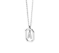 PDPaola Collana da donna in argento 925 con zirconi 32022483, 40-50 cm, Argento sterling, Zirconia cubica