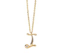 Pdpaola Gold-plated Collana letter "I" Initial CO01-B82-U (chain, Ciondolo)