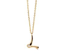 Pdpaola Gold-plated Collana letter "L" Initial CO01-B85-U (chain, Ciondolo)