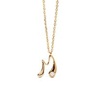 Pdpaola Gold-plated Collana letter "M" Initial CO01-B86-U (chain, Ciondolo)